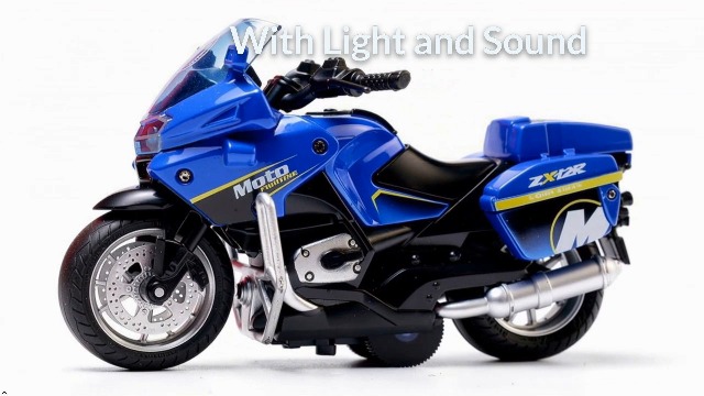 マザーシリーズ(12) Amazon.com: MING YING 66 Police Motorcycle Toy - Pull Back Toy